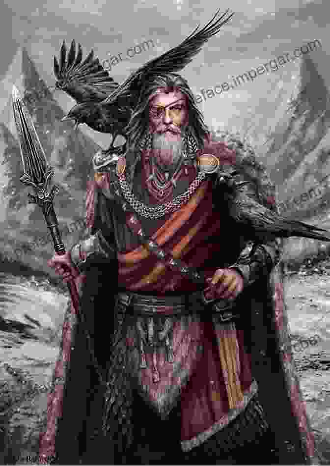 A Depiction Of Odin, The Norse God Of War And Wisdom Vikings: History Of Vikings: From The History Of Rune Stones To Norse Mythology (Thor Odin Valhalla Viking Religion Swedish History 1)