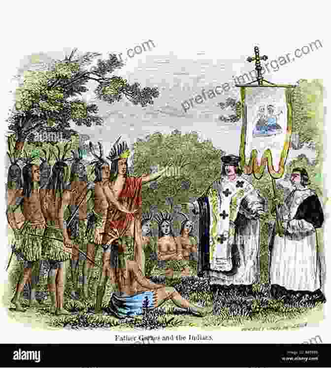 A Group Of Native Americans Gathered In A Circle, Listening To A Christian Missionary Delivering A Sermon, With A Backdrop Of Teepees And A Serene Landscape. The Forgotten Awakening How The Second Great Awakening Spread West Of The Rockies