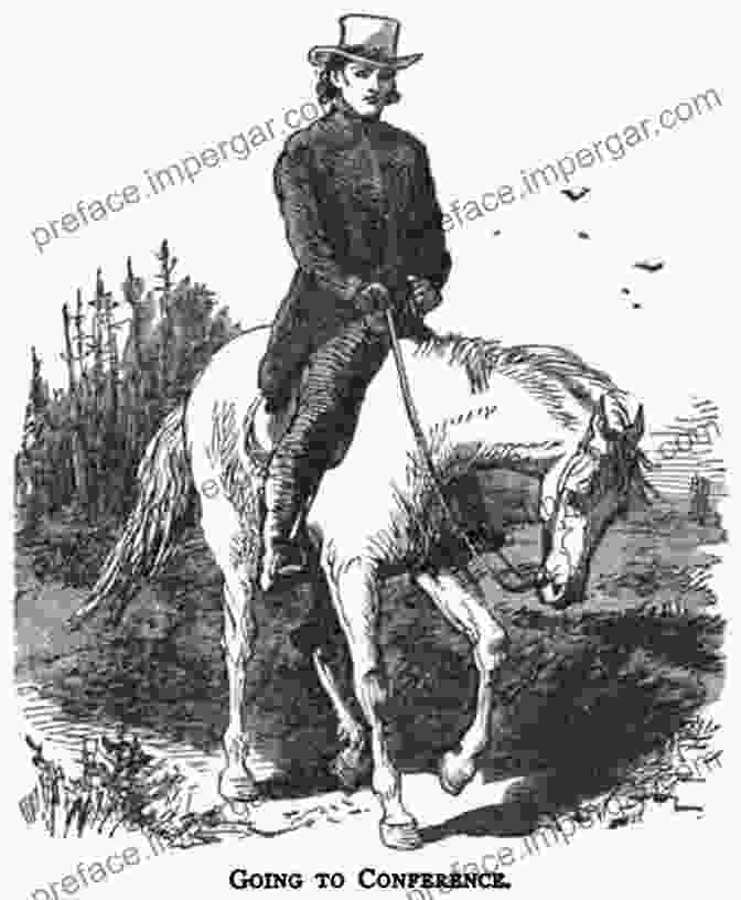 A Lone Circuit Rider On Horseback, Riding Through A Desolate Landscape, With A Bible In His Hand And A Determined Expression On His Face. The Forgotten Awakening How The Second Great Awakening Spread West Of The Rockies