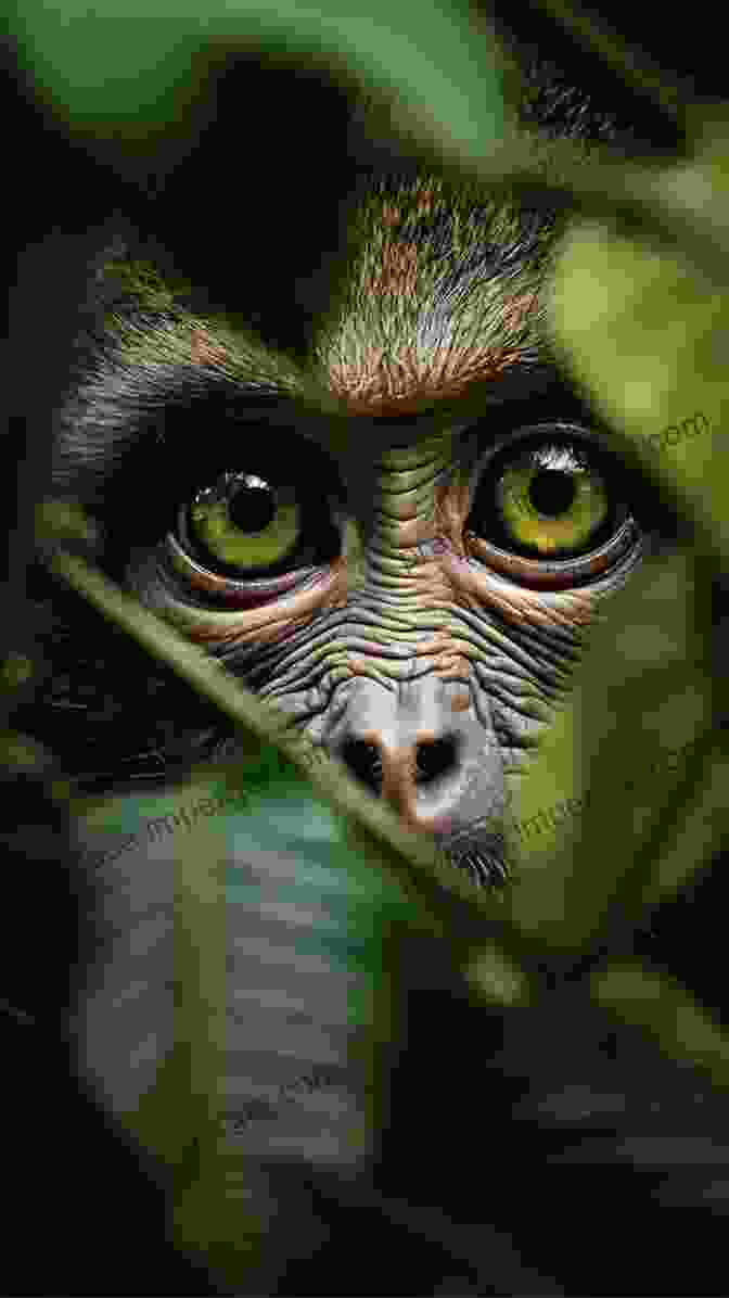 A Vibrant Image Of A Monkey Leaping Through The Dense Foliage Of A Rainforest, Its Eyes Focused Intently On A Distant Object. How Monkeys See The World: Inside The Mind Of Another Species