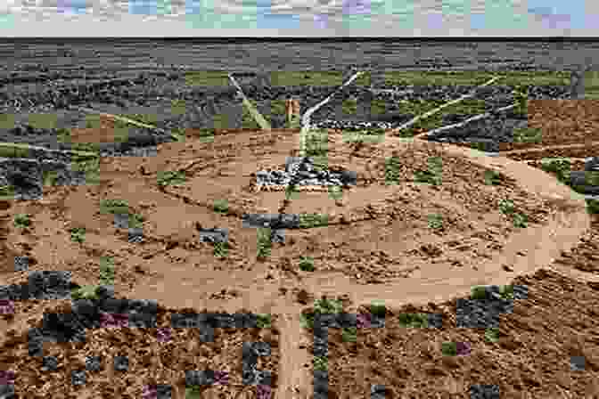 An Aerial Photograph Of The Maralinga Test Site, Showing The Vast Expanse Of The Desert And The Impact Craters From The Nuclear Explosions. Ground Zero And The Children Of Kakadu