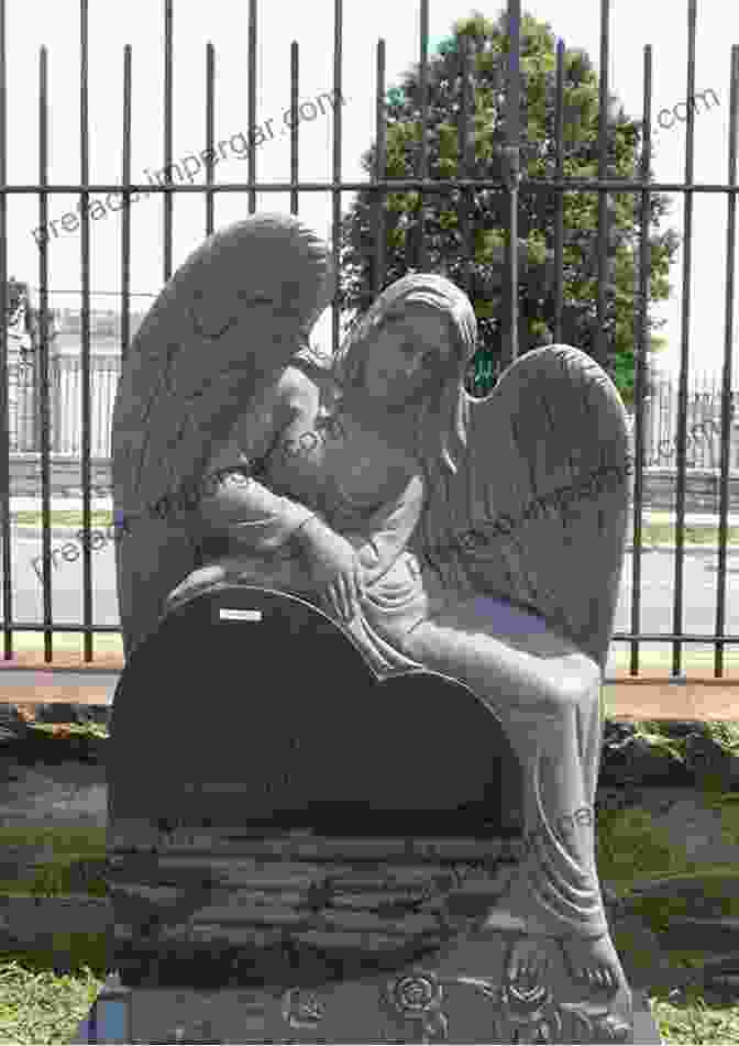 An Ornate Angel Statue Atop A Tombstone Forever Dixie: A Field Guide To Southern Cemeteries Their Residents