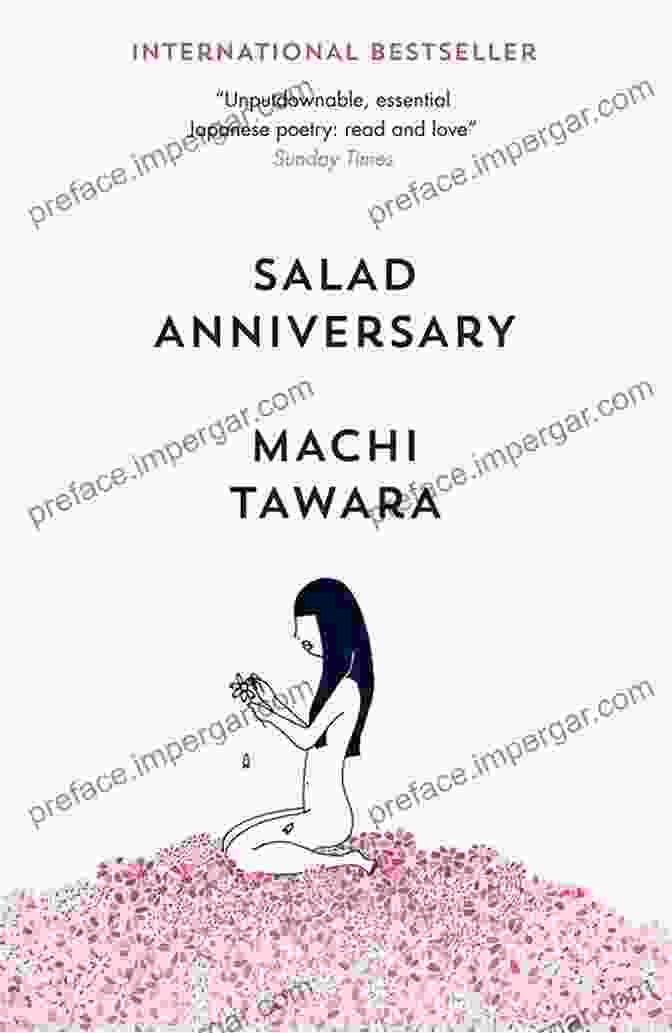 Cover Of Salad Anniversary By Machi Tawara, Featuring A Vibrant Illustration Of A Salad Bowl With Colorful Ingredients Salad Anniversary (Pushkin Collection) Machi Tawara