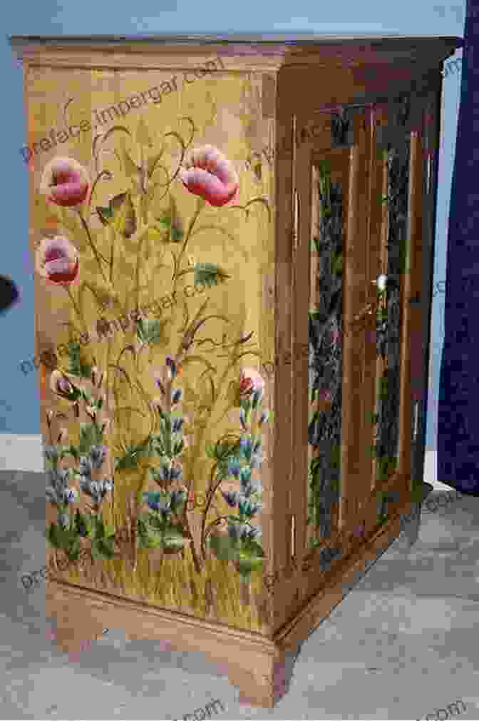 Hand Painted Dresser Showcasing Intricate Floral Patterns The Faux Finish Artist: Professional Decorative Painting Secrets For Aspiring Painters And Artists