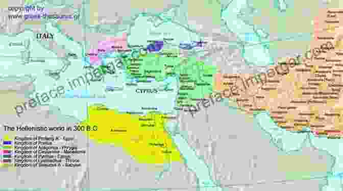 Map Of The Hellenistic Empires The Hellenistic Age J B Bury