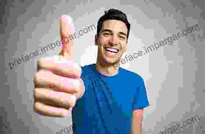 Person Smiling And Giving Themselves A Thumbs Up Dethroning Your Inner Critic: The Four Step Journey From Self Doubt To Self Empowerment