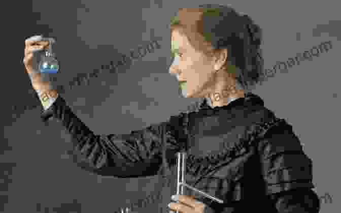 Portrait Of Marie Curie, A Woman With A Determined Expression, Wearing A Lab Coat And Holding A Test Tube Madame Curie A Biography By Eve Curie