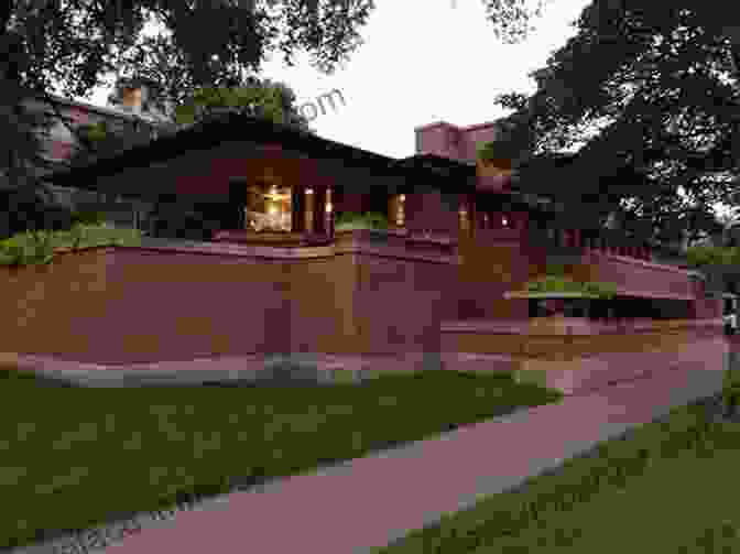 The Stunning Robie House Illuminated At Night, Showcasing Its Architectural Brilliance Frank Lloyd Wright S Robie House: The Illustrated Story Of An Architectural Masterpiece (Dover Architecture)