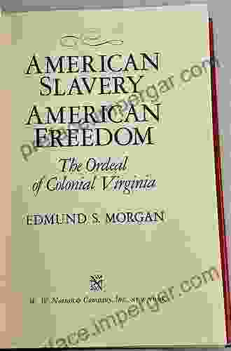 American Slavery American Freedom Edmund S Morgan