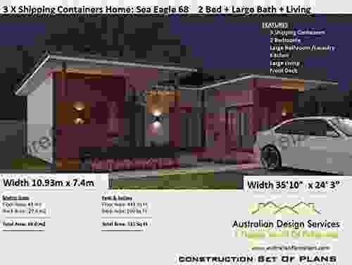 2 Bed Shipping Container Home Australian And USA Concept Plans ( Blueprints ) For Sale: Full Architectural Concept Home Plans Includes Detailed Floor Plans (Ship Container Homes 68)