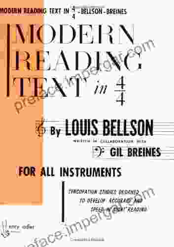 Modern Reading Text In 4/4 For All Instruments